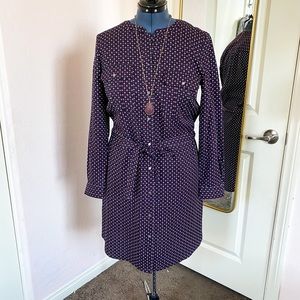 Banana Republic Shirt Dress Button Down Sheath 12